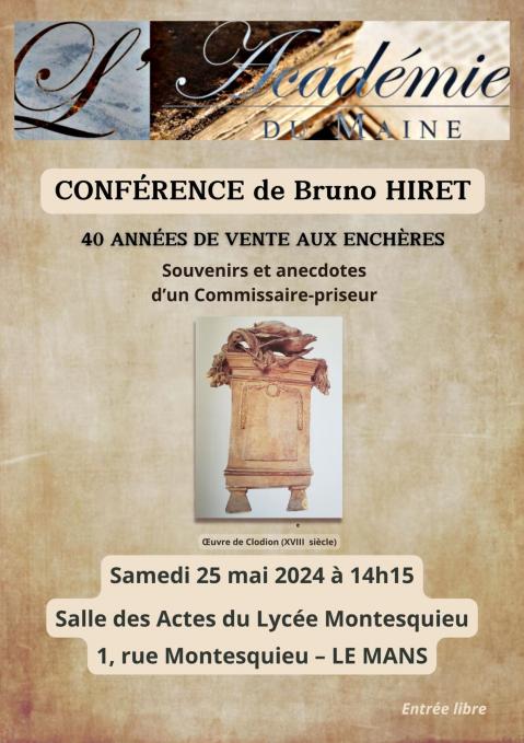1 affiche conference bruno hiret sam 25 05 2024