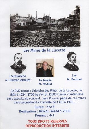 Dvd les mines de la lucette