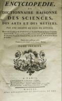 Encyclopedie Diderot d'Alembert