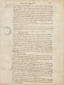 Premiere page du manuscrit